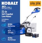 Kobalt 80V 21" Self-Propelled Cordless Mower