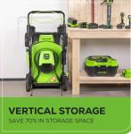 Greenworks 80V Self-Propelled 21" Mower with Batteries