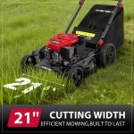 Self-Propelled 21" Gas Lawn Mower with 170cc Engine
