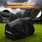 Riding Lawn Mower Cover with Drawstring and Bag