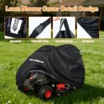 Riding Lawn Mower Cover with Drawstring and Bag