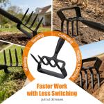 62 Inch Heavy Duty Garden Hoe and Weeder