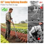 62 Inch Heavy Duty Garden Hoe and Weeder