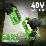 Kosiy 6.0Ah 40V Lithium Battery Replacement for GreenWorks