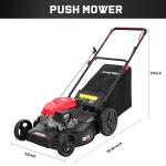 21-Inch Gas Push Lawn Mower with 4-Stroke Engine