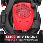 21-Inch Gas Push Lawn Mower with 4-Stroke Engine