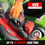 EWORK 40V Cordless Electric Lawn Mower 14