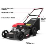 21-Inch Gas Push Lawn Mower with 4-Stroke Engine