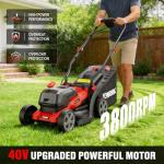 EWORK 40V Cordless Electric Lawn Mower 14
