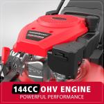 18" Gas Push Lawn Mower with 4-Stroke Engine