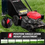 21-Inch Gas Push Lawn Mower with 4-Stroke Engine