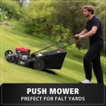 21-Inch Gas Push Lawn Mower with 4-Stroke Engine