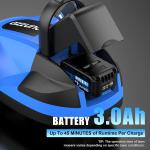 Azzuno 20V Cordless 8" Brushless Lawn Mower