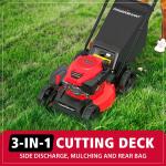 18" Gas Push Lawn Mower with 4-Stroke Engine