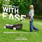 Litheli 18" Electric Self-Propelled Lawn Mower