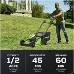 Greenworks 80V 21" Self-Propelled Mower Bundle