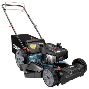 SENIX 21-Inch Gas Self-Propelled Lawn Mower