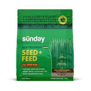 Sunday Heat-Tolerant Grass Seed and Fertilizer