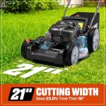SENIX 21-Inch Gas Self-Propelled Lawn Mower
