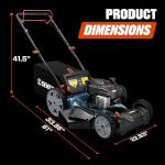 SENIX 21-Inch Gas Self-Propelled Lawn Mower