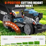 SENIX 21" Self-Propelled Gas Lawn Mower