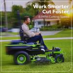 Greenworks 60V Zero Turn Mower with Batteries