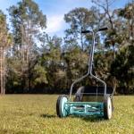 14-Inch Push Reel Lawn Mower with Grass Catcher