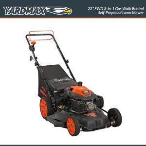 22" 201cc 6-Speed Gas Walk Behind Mower