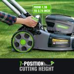 NovorikX 60V Self-Propelled Cordless Lawn Mower