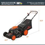 22" 201cc 6-Speed Gas Walk Behind Mower