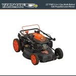 22" 201cc 6-Speed Gas Walk Behind Mower