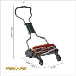 Fiskars 18" Eco-Friendly Manual Push Mower
