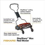 Fiskars 18" Eco-Friendly Manual Push Mower