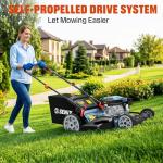 SENIX 22" Self-Propelled Gas Lawn Mower