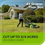 Greenworks 80V Self-Propelled 21" Mower with Batteries