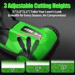 V-MODEST Cordless Electric Lawn Mower with Batteries