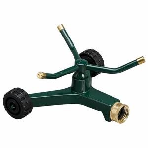 Metal Sprinkler with Wheel Base - 3 Arms