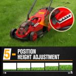 HEINPRO 14" Cordless Electric Lawn Mower