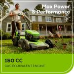Greenworks 80V Self-Propelled 21" Mower with Batteries