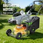 40V Cordless Electric Lawn Mower with Mulching
