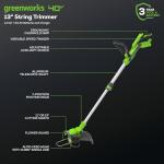 Greenworks 40V Cordless Lawn Mower, Blower, and Trimmer