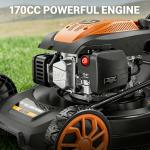 Efurden 21" Self-Propelled Gas Lawn Mower