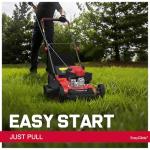 144cc Gas Lawn Mower with Adjustable Cutting Heights