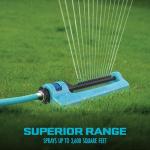 Aqua Joe Indestructible Metal Oscillating Sprinkler