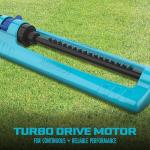 Aqua Joe Indestructible Metal Oscillating Sprinkler