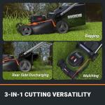 WORX Nitro 21" Cordless Self-Propelled Lawn Mower