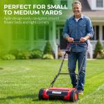 Walensee 16" Battery-Powered Reel Lawn Mower