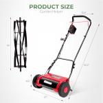 Walensee 16" Battery-Powered Reel Lawn Mower