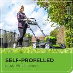 Greenworks 40V Self-Propelled Cordless Lawn Mower