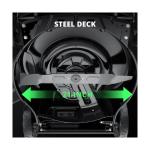 AMERISUN AV8621S1 Lawn Mower, Black and Red